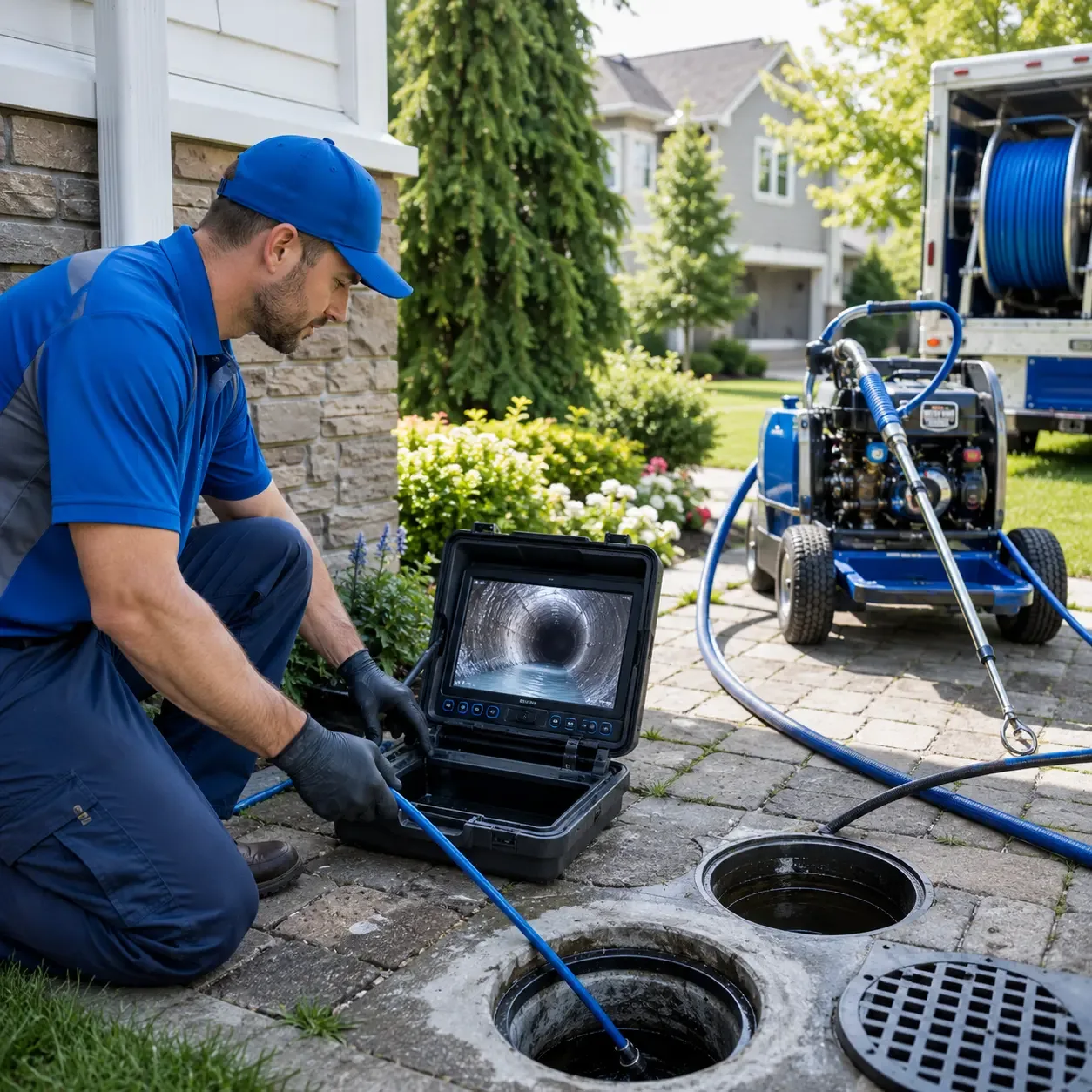 Outdoor drain cleaning professionals serving Forney, TX